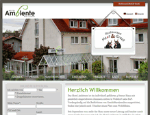 Tablet Screenshot of ambiente-walldorf.de